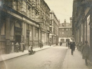 East end of Jewin Street, London, c1920