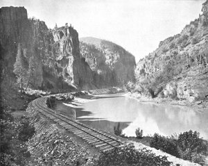 Echo Cliffs, Canyon of the Grand River, Colorado, USA, c1900