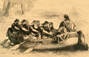 Edgar the Pacific Being Rowed Down the River Dee by Eight Tributary Princes