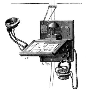 Edison Transmitter and a Pony Crown Receiver, New York