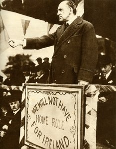 Edward Carson Making a Speech by Unbekannt