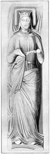 Effigy of Queen Eleanor, consort of Henry II