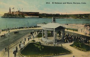 El Malecon and Morro, Havana, Cuba