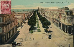 El Prado, Birds Eye View, Havana, Cuba