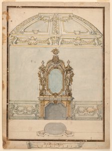 Elevation of a Wall with Chimneypiece