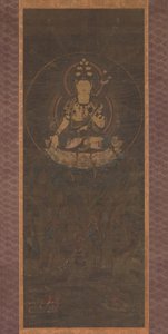 Eleven-Headed Kannon on Mount Fudaraka by Unbekannt