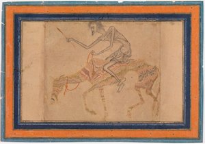Emaciated Horse and Rider
