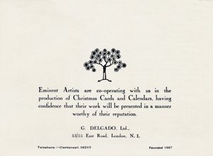 Eminent Artists - G Delgado, Ltd., 1935 by Unbekannt