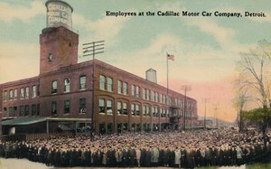Employees at the Cadillac Motor Car Company, Detroit, c1930s