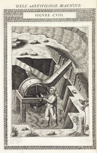 Machine for raising water from foundations or a marsh by Unbekannt