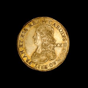 English Gold double crown Coin