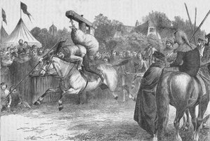 English merry-making in the 14th century: tilting at the quintain