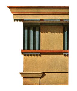 Entablature of the Prostylos at Selinunte, Italy