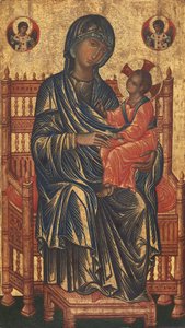 Enthroned Madonna and Child
