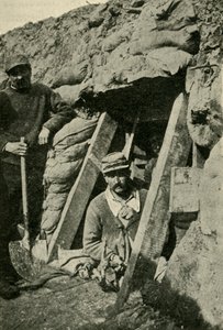 Entrance to a Sap along the French Front, First World War by Unbekannt