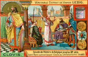 Episodes in the History of Belgium up Until the 13th Century: King Clovis I, c1900