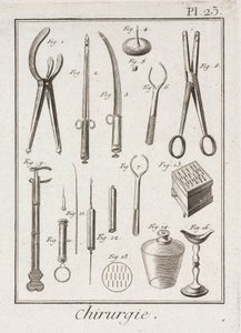 Equipment, Early-Modern Surgical instruments by Unbekannt