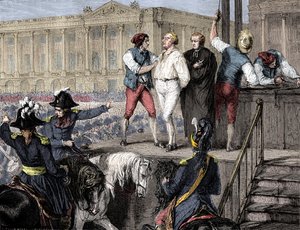 Execution of Louis XVI of France, Paris, 21st January 1793, 1882-1884 by Unbekannt