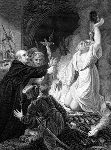 Execution of Thomas Cranmer, Archbishop of Canterbury, Oxford, 1556
