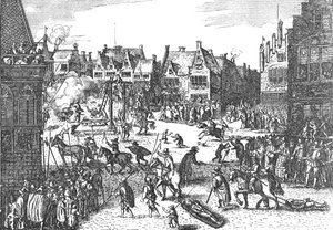 Execution of the Conspirators of the Gunpowder Plot in 1606