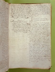 Extract from the Conciergerie records of the condemnation to death by execution and burning of the Marquise de Brinvilliers, April 1673 by Unbekannt
