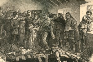 Falling in of the Chapel at Blackfriars