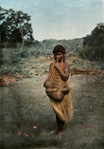 Australian Woman Carrying her Child