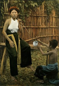 Woman Smoking Opium, 1900 by Unbekannt