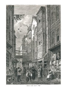 Field Lane about 1840 by Unbekannt