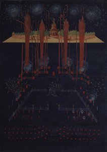 Fireworks and Illumination on February 10, 1742 by Unbekannt