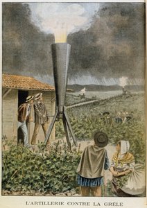 Firing a Cannon into Clouds to Prevent a Hail Storm by Unbekannt