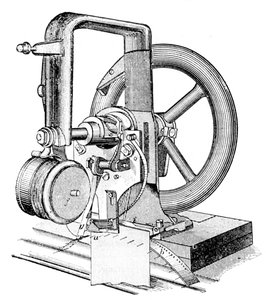 First Lockstitch Sewing Machine, Invented by Elias Howe, 19th Century