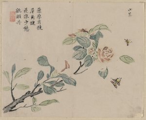 Flowering Branch with Bees, 18th Century