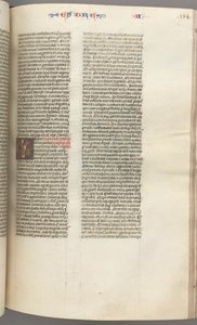 Ezra II, Historiated Initial E, a Priest Censing an Altar, c. 1275-1300 by Unbekannt