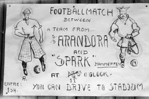 Football Match Poster, Hammerfest, Northern Norway by Unbekannt