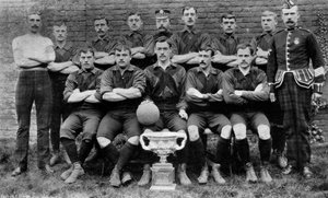 Football Team of the 1st Royal Scots Lothian Regiment, 1896