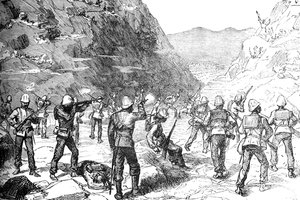 Foraging Party of the 67th Attacked by the Afghans, Nov 9, 1879, c1880