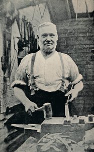 Forging a Blade, c1917