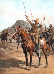 Form Up, No 2! Form Up!, British Lancers at the Battle of Omdurman, Sudan