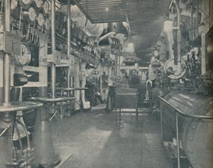 Forward Engine-Room of the Empress of Britain, with control platform, 1936 by Unbekannt