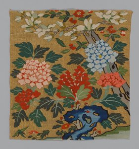 Fragment From a Chair Panel K’assu, China by Unbekannt