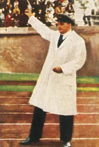 Franz Miller Firing Starter Pistol, 1928