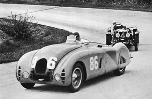 French Grand Prix, 1936: A New Streamlined Bugatti, Followed by a Riley, 1936, 1937