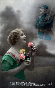 French WWI postcard, 1914-1918 by Unbekannt