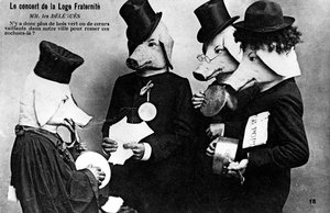 French Anti-Masonic Postcard