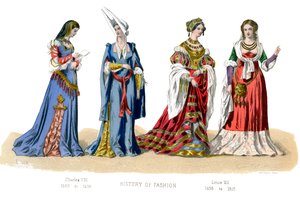 French costume: Charles VIII, Louis XII
