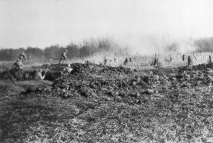 French Counter-Attack Between the Somme and the River Oise, Picardy, France