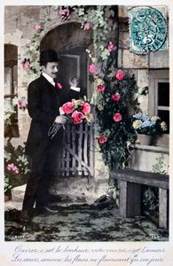 French Romantic Postcard