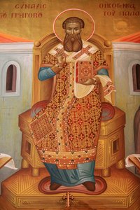 Fresco in Saint Gregory Palamas Greek Orthodox Church, Thessaloniki, Greece