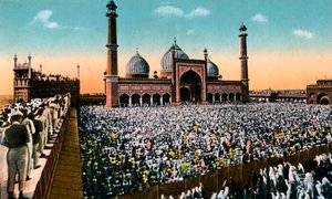 Friday Prayers, Jama Masjid, Delhi, India